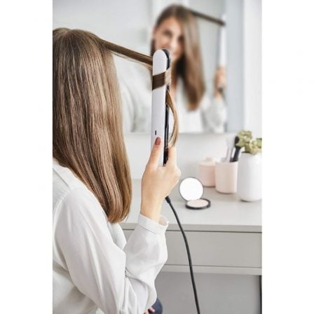 Plancha de pelo sale rowenta optiliss blanca sf3210